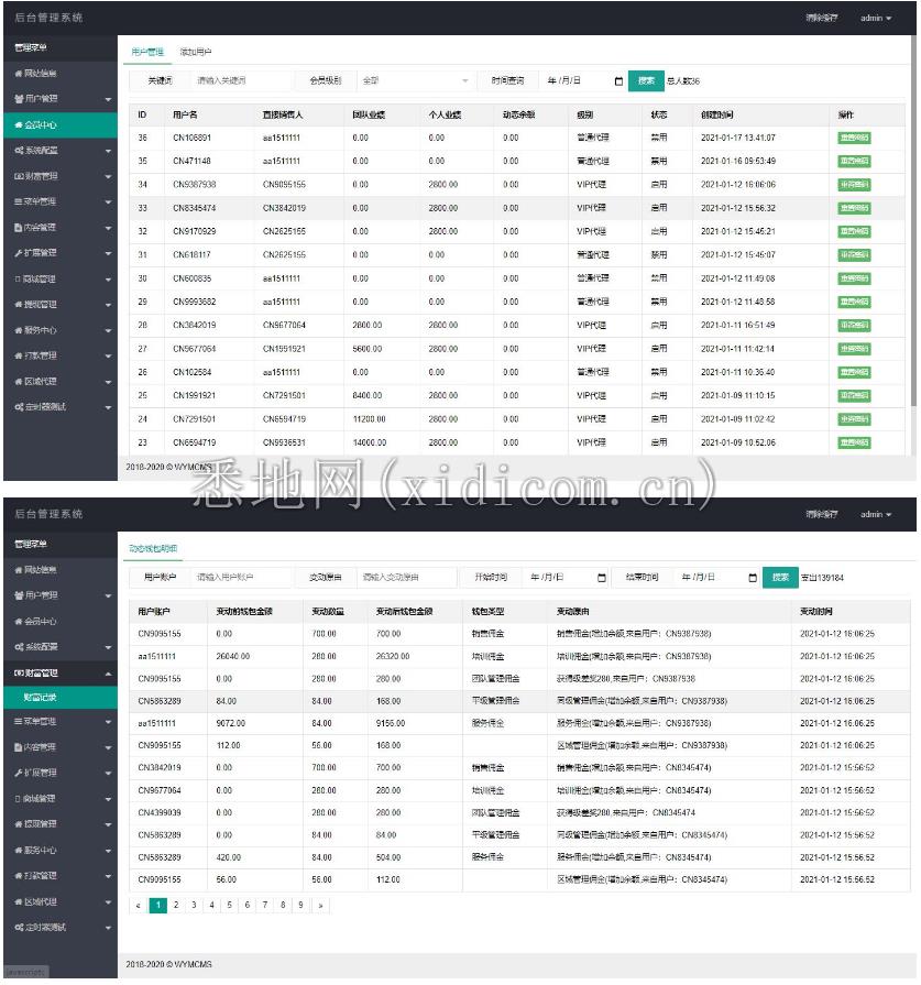 Thinkphp开发的微商分销代理新零售商城源码完整源码